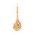 gold plated kundan studded maang tikka head jewellery
