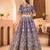 purple embroidered sequin lehenga choli 