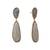 gold plated labradorite stone contemporary drop earrings