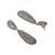 gold plated labradorite stone contemporary drop earrings