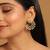 gold plated celestial filigree earrings