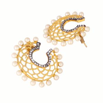 gold plated celestial filigree earrings 5