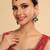 gold plated emerald grace dangler earrings