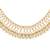gold plated ivory dusk kundan necklace