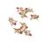gold plated crescent kundan drop pink stone chandbali earrings