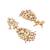 gold plated serenoor pearl chandbali earrings