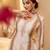 Off White Cotton Jute Work Embroidered Salwar Kameez Semi Stiched