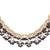 gold plated azure dusk kundan necklace
