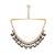 gold plated azure dusk kundan necklace