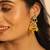 Amber glory ethnic earrings & maang tikka set