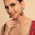 gold plated aureate swirl jhumki earrings