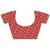 Red poly viscose silk patola printed saree with heavy dimond swarovski work border