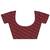 Maroon poly viscose silk patola printed saree with heavy dimond swarovski work border