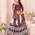 white rayon printed navratri special lehenga choli