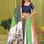 white rayon printed navratri special lehenga choli