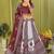 white rayon printed navratri special lehenga choli