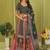 green rayon printed navratri special lehenga choli