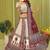 cream rayon printed navratri special lehenga choli