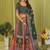 green rayon printed navratri special lehenga choli