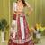 white rayon printed navratri special lehenga choli