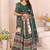 cream rayon printed navratri special lehenga choli