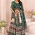 cream rayon printed navratri special lehenga choli