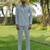 Light blue 4-way stretch plain jacket