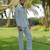 Light blue 4-way stretch plain jacket