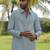 Light blue 4-way stretch plain jacket
