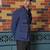 Black 4-way stretch plain shacket