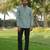 Olive 4-way stretch plain jacket