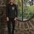 Black 4-way stretch plain jacket