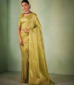 Light Green Kanjeevaram Design Art Silk Saree