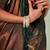 Dark Green Kanjeevaram Design Art Silk Saree 