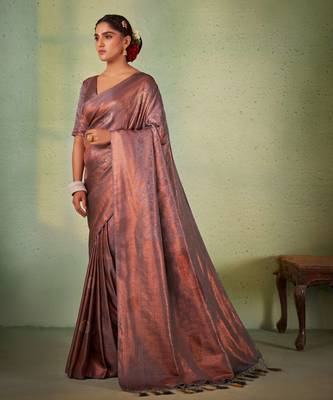 Gray Kanjeevaram Design Art Silk Saree  3