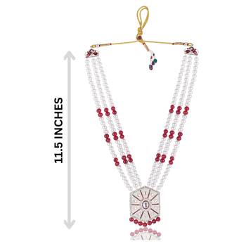 Beaded layered dulha moti mala 4