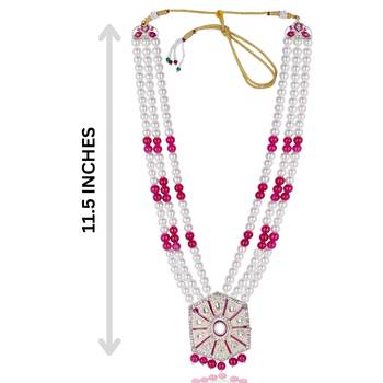 Beaded layered dulha moti mala 4