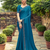 Rama rangoli silk blend swarovski detailing saree with unstitched blouse