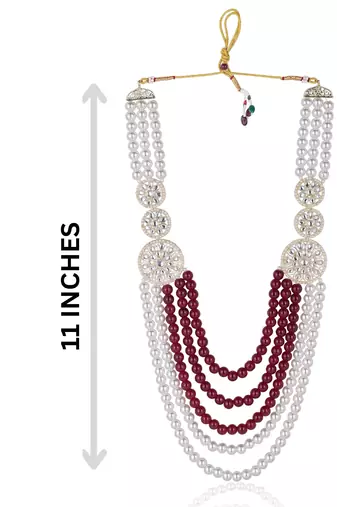 Beaded Layered Dulha Moti Mala