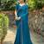 Rama rangoli silk blend swarovski detailing saree with unstitched blouse