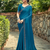 Rama rangoli silk blend swarovski detailing saree with unstitched blouse