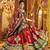 maroon cotton All Over Print With Aari Foil Work fully stitched lehenga choli