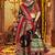 black cotton All Over Print With Aari Foil Work fully stitched lehenga choli