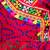Pink printed cotton kurti with dhoti set for girls