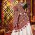 White Silk fully stitched Navratri Lehenga Choli