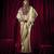 cream kanjivaram silk blend wedding saree