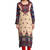 Beige Pashmina Printed Round Neck Long Kurti