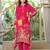Maurya vermillion printed kurta pant set