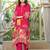 Maurya vermillion printed kurta pant set