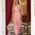 Anumeha salmon embroidery kurta pant set